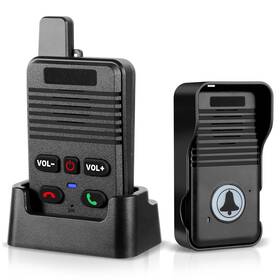 F90-1bk Uhaxz Wireless Doorbell Waterproof Full Duplex Doorbells Upgrade 1000ft