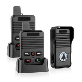 F90b-2r Uhaxz 1t Wireless Door Bell Full Duplex Long Range Doorbell Waterproof 2 Wa