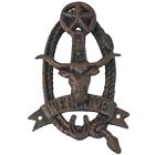 Unbranded Longhorn Steer Head Welcome Door Knocker Bull Cow Skull Texas Star Western Decor 019962666070