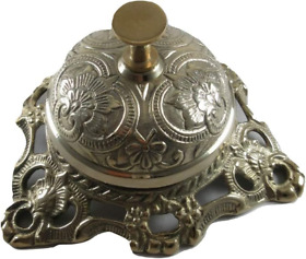 Sg-b00grz3zb8-us Upper Deck Ornate Solid Brass Hotel Counter Bell