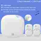 1byone Us-0765 0768 Brand New 36 Sounds Us Plug-in Wireless Visitor Door Bell Chime 150m Range Match 2 Buttons