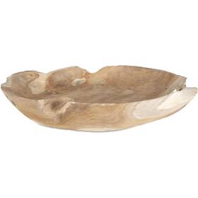 17137 Uttermost Organic Embrace Bleached Suar Wood Outdoor Bowl