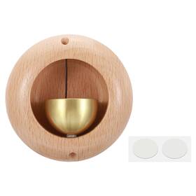 Uxcell 639664691684 Shopkeepers Bell Wood Door Chime Hanging Magnetic Beige Egg