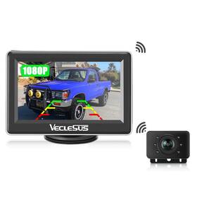 Veclesus 680727186234 Wireless Backup Camera Systems Wm1 High Definition 1080p Night Vision 4.3inch