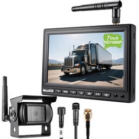 Vmw7 Veclesus Wireless Backup Camera For Trucks High Definition 1080p 7 Inch Ips Monito