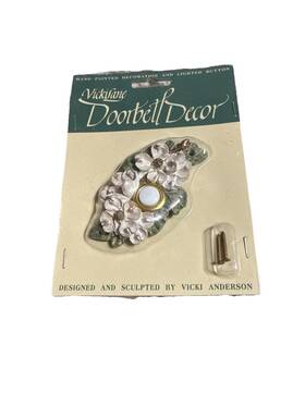 Db24 Vicki Lane New Dogwood Doorbell Decor Hand Painted Floral By Anderson
