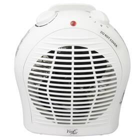 1500w Vie Air Portable 3-settings Heater With Adjustable Thermostat White