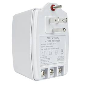 Viivria 974416681150 24-volt Ac 40va Plug-in Doorbell Transformer Compatible With Ring Wired Vide