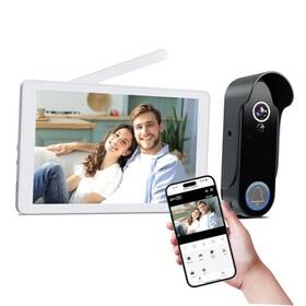 Tl-ah801 Vkj Wireless Video Doorbell With Monitor Screen 8 Inch Touch