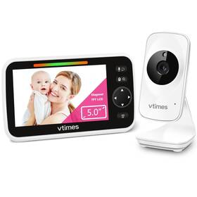 Vt50j Vtimes 5 Inch Lcd Screen Video Baby Monitor With Camera And Audio No Wifi Two Way