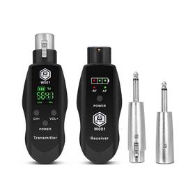 Wmn001 W In-mix Uhf Wireless Xlr Transmitter And Receiver With 48v Power Supply Rec... Fast Ship