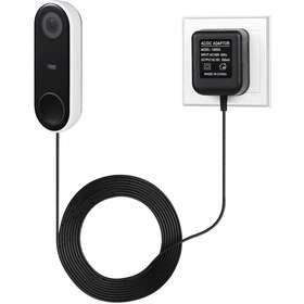 Wasserstein 897080226033 8ft Power Supply Adapter Charger For Arlo Eufy Google Nest Hello Video Doorbell