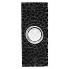 Ww014b Waterwood Solid Brass Small Hammered Plate Doorbell In Black