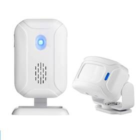 Waytronic 763231584434 Wireless Split Doorbell Pir Motion Sensor Detector Security Driveway Alarm Ch