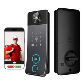 Hg-s6 We Technology Smart Door Lock With Camera Doorbell And Video Intercom Keyless Entry Dea