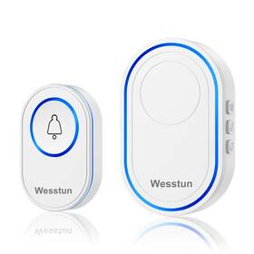 Us-ws-001a Wesstun Wireless Doorbell Ip67 Waterproof Plug In With 39 Chimes