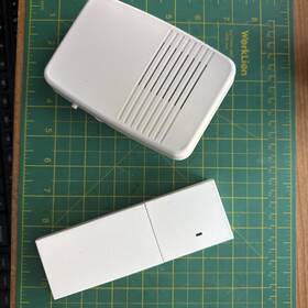 Wl-tx204-a White Heathco Wireless Doorbell Extender Wl-1a -a Receiver Transmitter