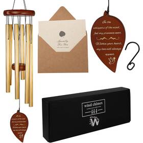 Windsplay 197644676491 Best Memorial Wind Chimes For Outside - 32.5 Inch Sympathy G