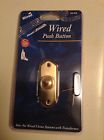 Le-214 Wired Zenith Push Polished Heath Button Brass