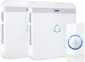 1300 Wireless Doorbell Avantek D-3w Waterproof Door Chime Kit Operating At Over