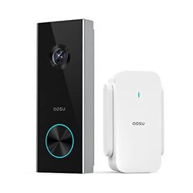 Wireless Doorbell Camera Aosu Battery-powered Video 2k Resolution