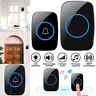 Wireless Doorbell Chime Waterproof Transmitter Plugin Receiver Volume 1000ft New