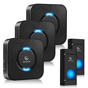 Wireless Doorbell Elepowstar Door Bells And Chimes Kit With 1000ft Long Range