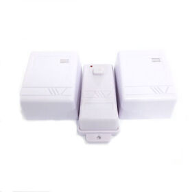 64157 Wireless Doorbell Set With 2 Receivers In White