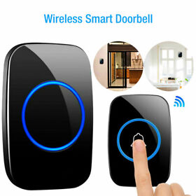A10-01 Wireless Doorbell Waterproof Plug&play Plugin Receiver Adjustable Volume 1000ft