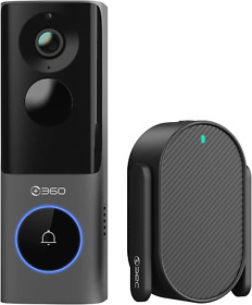 Wireless Video Doorbell 5mp Ultrahd Camera With Chime Enhanced 2.4/5