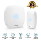 Wirelessdoorbell1 1 Kolamama New White Wireless Doorbell Touchable Chime Kit 674023760083
