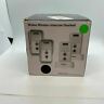 Wl-w2t2 Wuloo Black Wireless Intercom Indoor Outdoor Rechargeable Doorbell