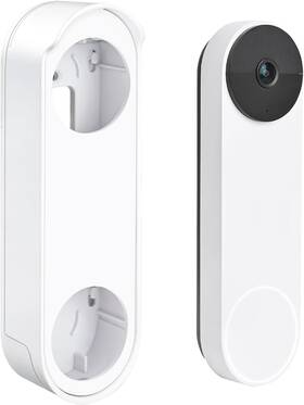 Kliy0954 Wochel Us Anti-theft No Drill Doorbell Mount Compatible With Google Nest Battery