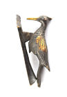 Wood Antique Brass Door Knocker Pecker