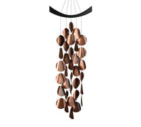 Woodstock Chimes 028375182619 Signature Collection Moonlight Waves 34ftft Copper Decor Des
