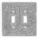 Wpj7006 Vicenza Designs San Michele Wall Plate With Jumbo Double Toggle Opening