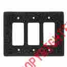 Wpj7013 Vicenza Designs San Michele Wall Plate With Jumbo Triple Dimmer Opening