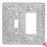 Wpj7014 Vicenza Designs San Michele Wall Plate With Jumbo Toggle And Dimmer Ope
