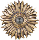Ww012ab Waterwood Hardware Solid Brass Sunflower Doorbell