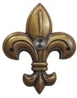 Ww182ab Waterwood Hardware Fleur De Lis Brass Medium Doorbell