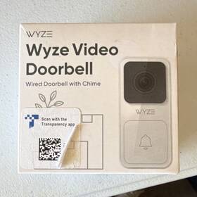 Wdb3twc1 Wyze Video Doorbell Wired 1080p Night Vision 2-way Motion Ip65 Receiver