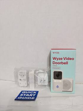 Wvdb1 Wyze Video Doorbell With Chime 1080p Hd Night Vision 2-way Audio Open Box