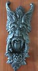 X893 Udt Large Door Knocker Cast Iron Northwind Green Man Face