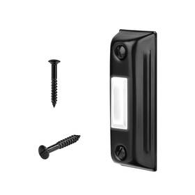1023502 Xihircd Lighted Doorbell Push Button Metal Door Bell Wired With Screws Wall M