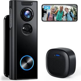 B0d1mhkvqc Xtu Doorbell Camera Wireless No Subscription 2k Video Chime 2-way