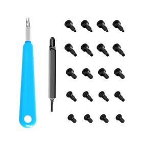 Yaluyo 717817156515 Ringdoorbell Screws Replacement Blue Double-ended T6 T15 Screwdriver With 20