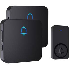 Yichuhaoxi 726085018319 Wireless Plug-in Doorbell With 2 Receiver 1000 Ft. Range Adjustable Volume And