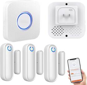 Yistech 313044128105 Door Chime With Phone App Wifi Open Contact Sensor Alarm 600 Ft