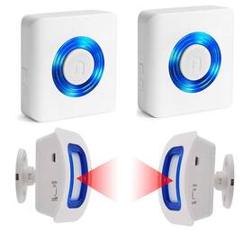 Yistech 725683118933 Wireless Motion Sensor Detect Alert Detector Store Door Entry Doorbel