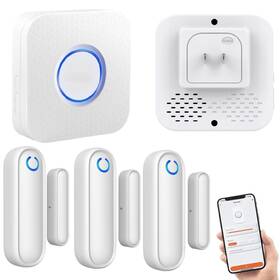 Yistech 762102483272 Door Chime With Phone App Wifi Open Contact Sensor Alarm 600